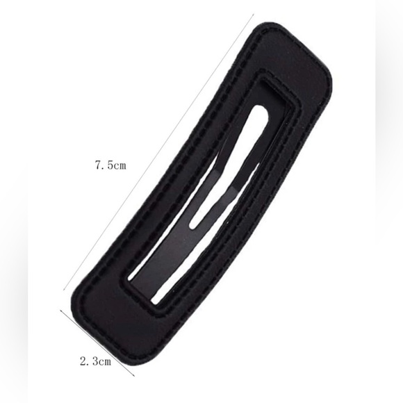 5pcs Leather Hair Clips - Picture 4 of 4